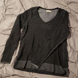 Black V-Neck Sweater